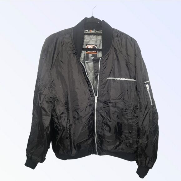 Fieldsheer Men's black Motorcycle Jacket Large - Picture 1 of 7
